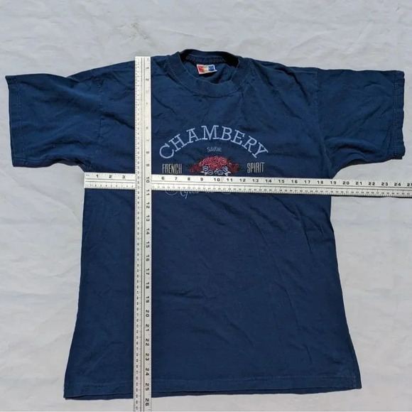 Vintage French Spirit Chambery Alpes de France Woman's T Shirt  S 100% Cotton - Picture 2 of 5
